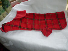 Red tartan dog for sale  GREAT YARMOUTH