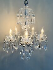 silver 5 arms chandelier for sale  East Granby