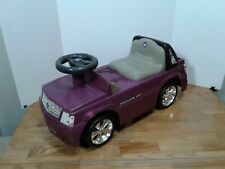 Brinquedo infantil 24" Cadillac Escalade Hap-P-Kid roxo cinza preto com sons, usado comprar usado  Enviando para Brazil