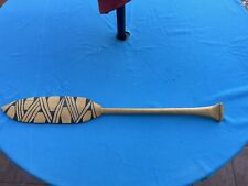 Vintage & Unique Hand Made Indigenous Design Canoe Paddle/Oar. for sale  Shipping to South Africa