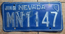 Usado, Placa de licença azul Mineral County Nevada junho de 1961 MN1147 comprar usado  Enviando para Brazil