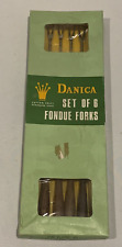 Vintage Danica Fondue Forks Fork Pokers Set for sale  Shipping to South Africa
