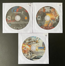 [L-091] Playstation 3 PS3 Gran Turismo 5, GTA Liberty City e Full Auto 2 *VG*, usado comprar usado  Enviando para Brazil