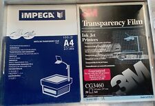 Overhead projector sheets for sale  PORT TALBOT