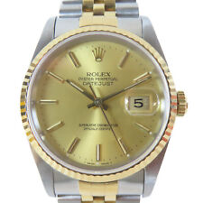 ROLEX Datejust Watch 16233 Stainless Steel 18K Yellow Gold for sale  Shipping to South Africa