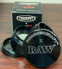 Usado, Moedor de ervas RAW X Hammercraft 4 peças 2,5" preto ~ tamanho grande  comprar usado  Enviando para Brazil