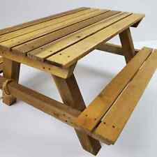 Vintage Kentucky Farmhouse Poplar Wood MINI Picnic Table 12x12x7" DECOR for sale  Shipping to South Africa