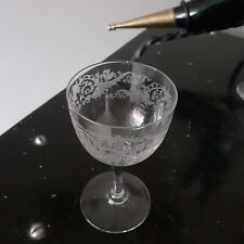 Edwardian etched sherry for sale  YORK