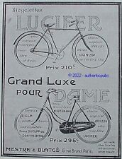 Publicite lucifer bicycle d'occasion  Expédié en Belgium