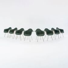 Conjunto de oito cadeiras de jantar Herman Miller Eames fibra de vidro DAX tecido verde década de 1970 comprar usado  Enviando para Brazil