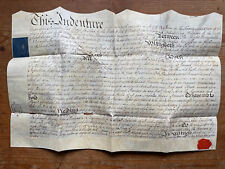 1782 vellum indenture for sale  REDHILL