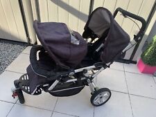 jane power twin double pram and matrix carrycot car seat, used for sale  GLOUCESTER