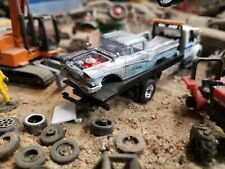 Parts lot Junk Yard load 1/64 wrecked car 1957 Ford Ranchero salvage diorama dcp, used for sale  Shipping to Canada