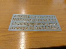 Letter stencil writing for sale  ALFRETON