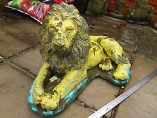 Large concrete lion for sale  ASHFORD