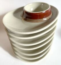 Vintage Figgjo Norway Rolf Design Dovre ceramic 7 egg holders handpainted til salgs  Norge