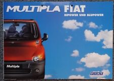 Fiat multipla prospekt gebraucht kaufen  Berlin