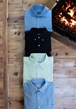 Lote de 4 camisas sociais masculinas Brooks Brothers Ralph Lauren Armani grandes 16-34/35 comprar usado  Enviando para Brazil