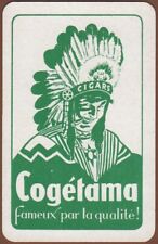 Used, Playing Cards 1 Single Card Old COGETAMA CIGARS Advertising Tobacco INDIAN CHIEF for sale  Shipping to South Africa