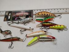SELECTION OLD SCHOOL MINNOW FISHING LURES,INCLUDING SPRO,RAPALA,ETC for sale  Shipping to South Africa