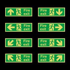 Photoluminescent fire exit for sale  WARE