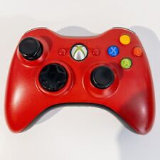 Oryginalny oryginalny bezprzewodowy czerwony kontroler Microsoft Xbox 360 OEM - przetestowany i działa na sprzedaż  Wysyłka do Poland