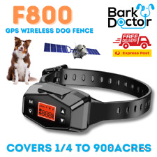 F800 GPS WIRELESS OUTDOOR ELECTRONIC BOUNDARY FENCE PET DOG COLLAR WATERPROOF for sale  Shipping to South Africa