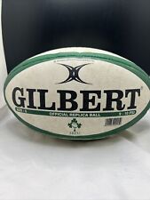 Réplica oficial de pelota de fútbol americano de rugby Gilbert IRFU Irlanda talla 5 segunda mano  Embacar hacia Argentina