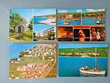 4 stare pocztówki Jugosławia: wyspa Krk Chorwacja: Punat na sprzedaż  Wysyłka do Poland