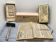 Juego de cuchillas de afeitar y cuchillas de seguridad Myatt de colección Daymark, hecho en Inglaterra segunda mano  Embacar hacia Mexico