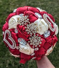 Wedding bouquet red for sale  Lima