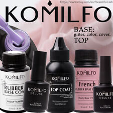 KOMILFO TOP & BASE - Rubber, Cover, Fiber, Glitter, Milky, Matte, No-Wipe, Coat for sale  Shipping to South Africa