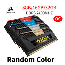 Corsair 32GB 16GB 8GB DDR3 OC 2400MHz 2133Mhz Desktop Gaming Memória SDRAM LOTE BT comprar usado  Enviando para Brazil