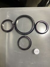Legend Bass Boat Black Gauge Bezel Set Of 4 | Eddie Marine 1x 3 3/8”- 3x 2 1/8”, used for sale  Shipping to South Africa