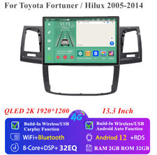 13.3'' Android 12 2 +32GB Car Stereo Radio GPS para Toyota Fortuner / Hilux 2005-14 comprar usado  Enviando para Brazil
