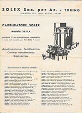 Solex carburatore modello usato  Italia