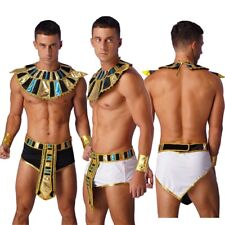 Fantasia masculina sexy gladiador romano antigo toga roleplay faraó do Egito comprar usado  Enviando para Brazil