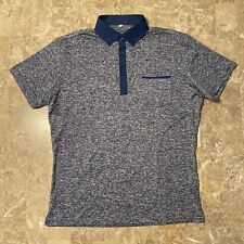 Camisa polo masculina manga curta State & Liberty tamanho G grande urze azul stretch comprar usado  Enviando para Brazil