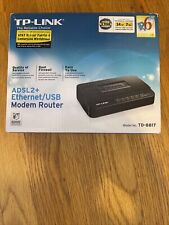 Used, TP-Link TD-8817 24 Mbps 1-Port 10/100 Wireless G Router for sale  Shipping to South Africa