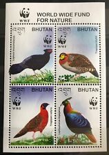 Bhutan wwf birds d'occasion  Expédié en Belgium