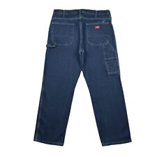 Jeans Dickies azul escuro denim carpinteiro tamanho 36x30, usado comprar usado  Enviando para Brazil