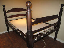Usado, Parte inferior de saqueo de lona hecha a medida para cama con cuerda o clavija - restauración de cama con cuerda  segunda mano  Embacar hacia Argentina