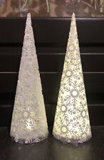 Glitter cone christmas for sale  Shipping to Ireland