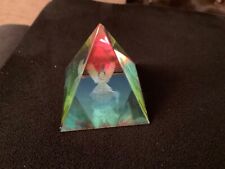 Glass crystal pyramid for sale  PERTH