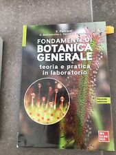 Fondamenti botanica generale usato  Rovigo