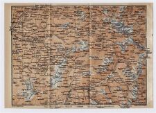 1914 antique map d'occasion  Expédié en Belgium
