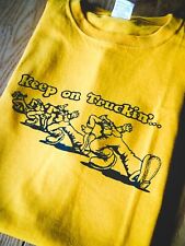 Camiseta Vintage Keep on Truckin Gold, R Crumb, Mr Natural, Harvey Pekar comprar usado  Enviando para Brazil