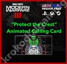 Usado, 🔥Call of Duty Modern Warfare 3 Protect the Crest Calling Card MW3 Kontrol Freek comprar usado  Enviando para Brazil