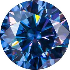 6,58 mm VVS1 color azul redondo excelente corte suelto moissanita gemas de diamante 4 joyas segunda mano  Embacar hacia Argentina