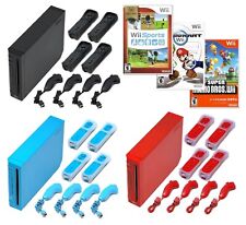 Consola de juegos Nintendo Wii + elige 1-4 controles remotos, deportes Wii, Mario Kart y más segunda mano  Embacar hacia Argentina
